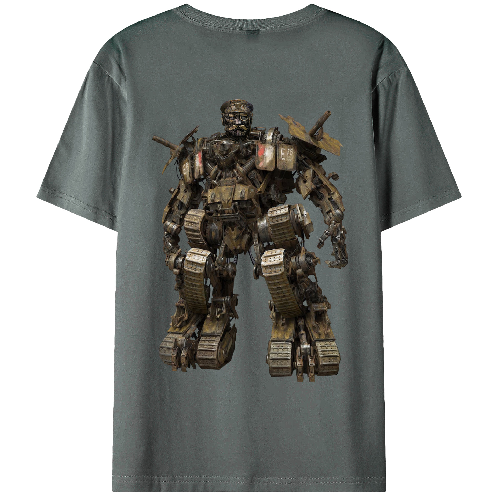 （画像用）  綿100％ メンズ半袖Tシャツ（バックプリント） 通気性